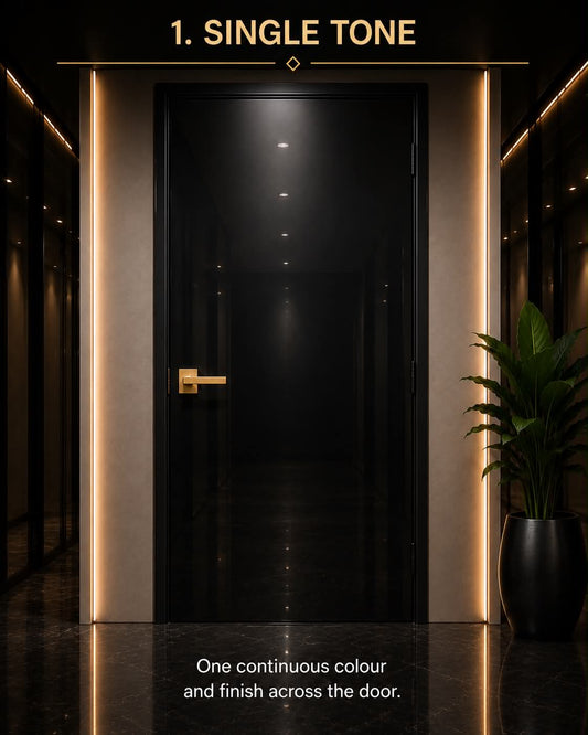 Custom Metallic Door