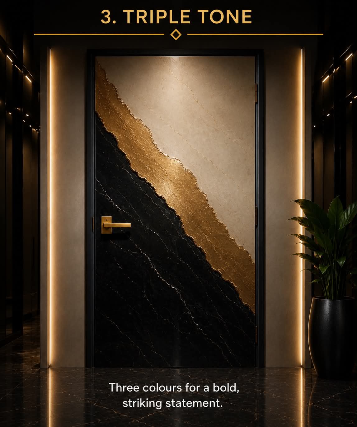 Custom Metallic Door