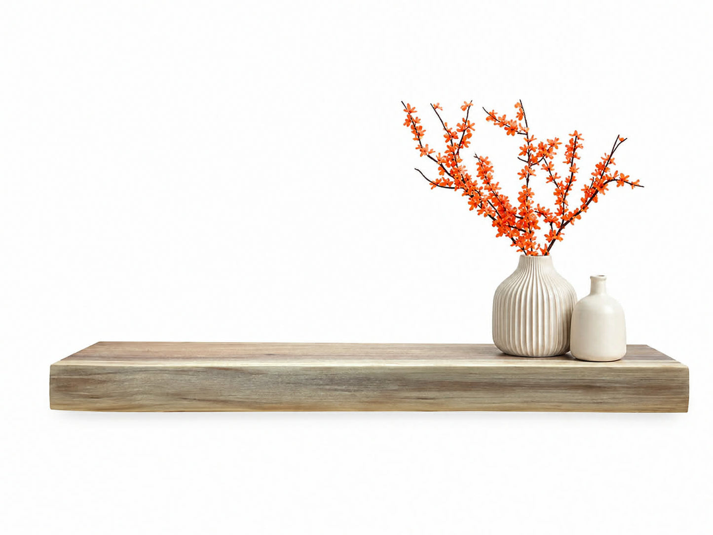 Live Edge Walnut Floating Shelf