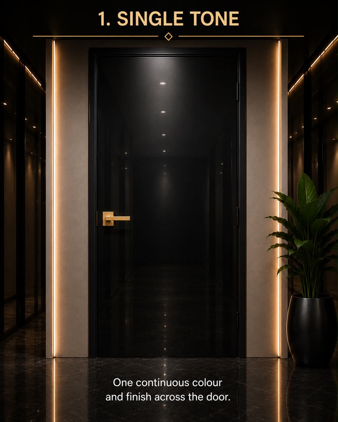 Custom Metallic Door