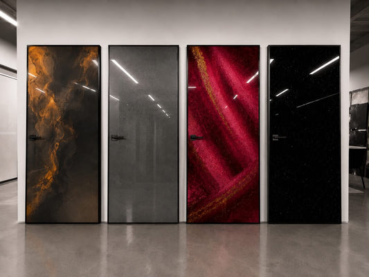 Custom Metallic Door