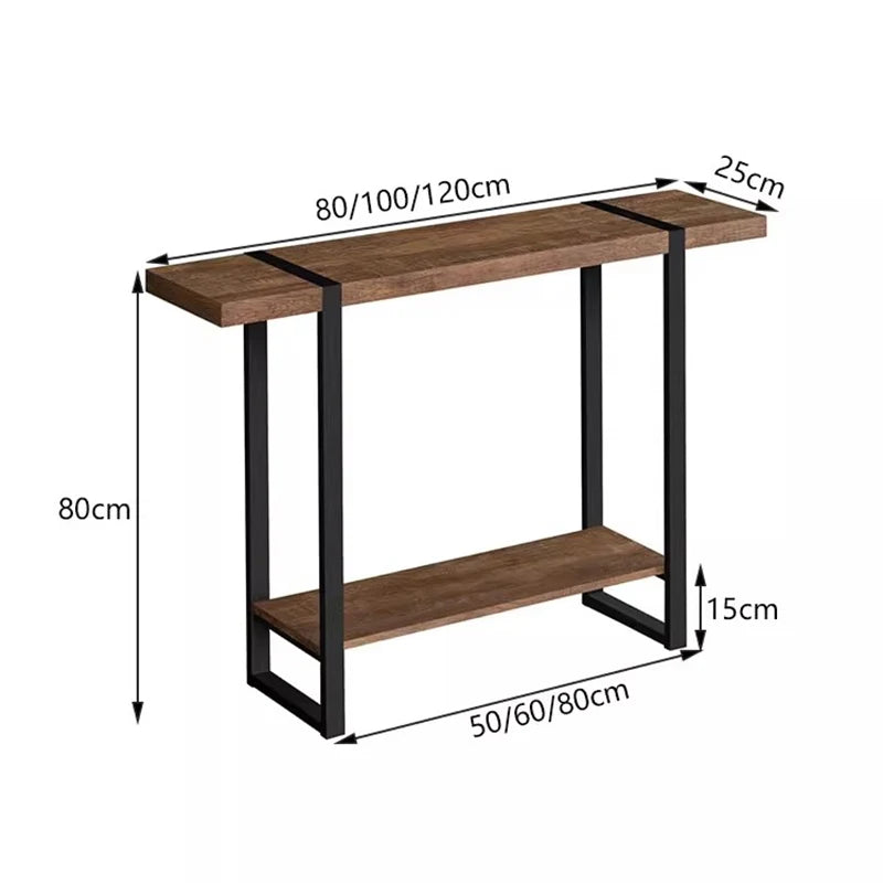 Minimalist Rustic Console Tables Narrow Design Premium Trendy Console Tables Classic Vintage Console Entrée Meuble Furniture