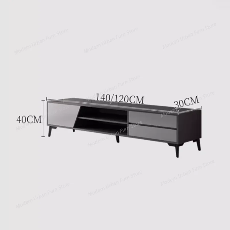 Black Storage Tv Stand Premium Simple Luxury Minimalist Tv Cabinet Simple Stylish Mobili Per La Casa Living Room Furniture