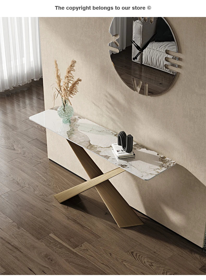 Italian Minimalist Console Tables Hallway Entryway Living Room Luxury Console Tables Luxury Unique Mesa Consola Furniture Home