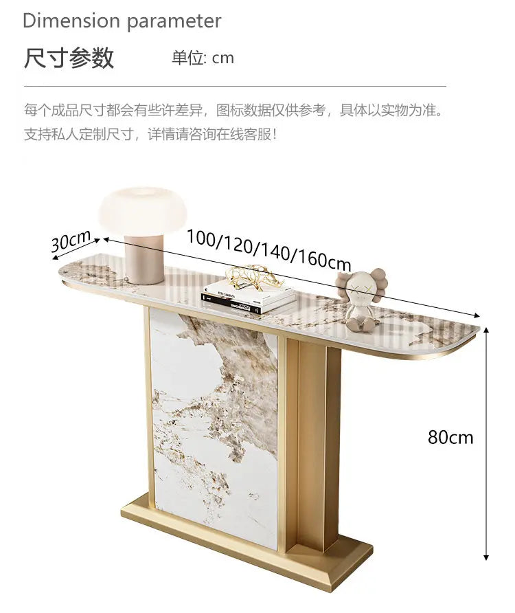 Premium Aesthetic Console Tables Modern Elegant Console Luxury Trendy Entrance Tavolo Consolle Ingress Living Room Furniture  FT