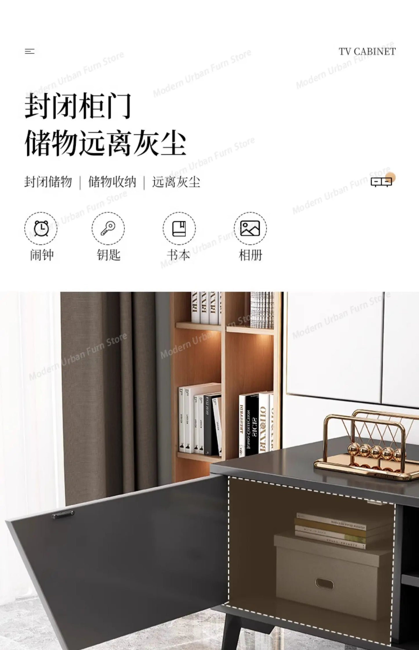 Black Storage Tv Stand Premium Simple Luxury Minimalist Tv Cabinet Simple Stylish Mobili Per La Casa Living Room Furniture