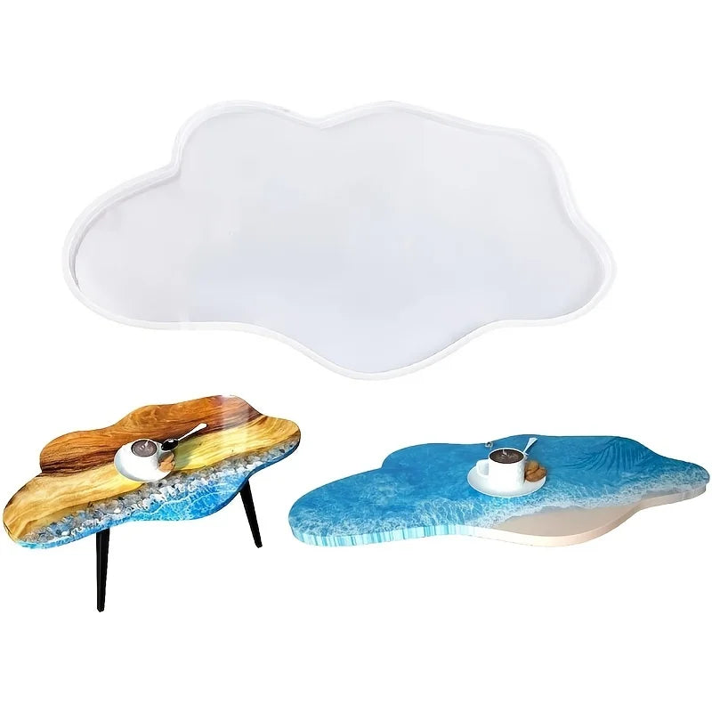 24-Inch Epoxy River Table Mold for Large Resin, Silicone Resin Tray Mold for River Tables, Charcuterie Board, Coffee Table