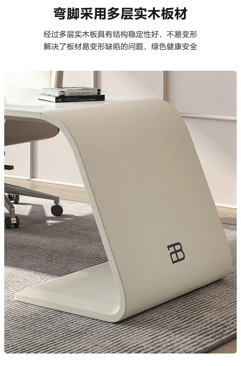 Nordic Sintered Stone office table Computer desk escritorios de habitación Modern Minimalism white bureaux de travail furniture