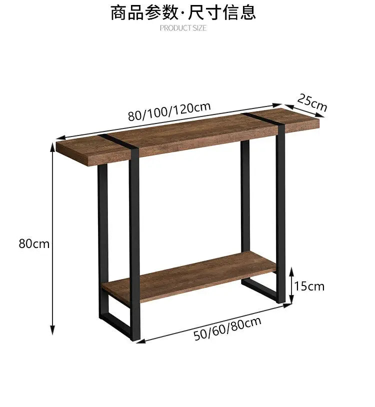 Minimalist Rustic Console Tables Narrow Design Premium Trendy Console Tables Classic Vintage Console Entrée Meuble Furniture