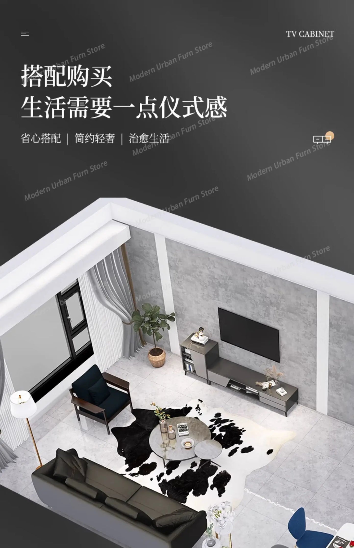 Black Storage Tv Stand Premium Simple Luxury Minimalist Tv Cabinet Simple Stylish Mobili Per La Casa Living Room Furniture