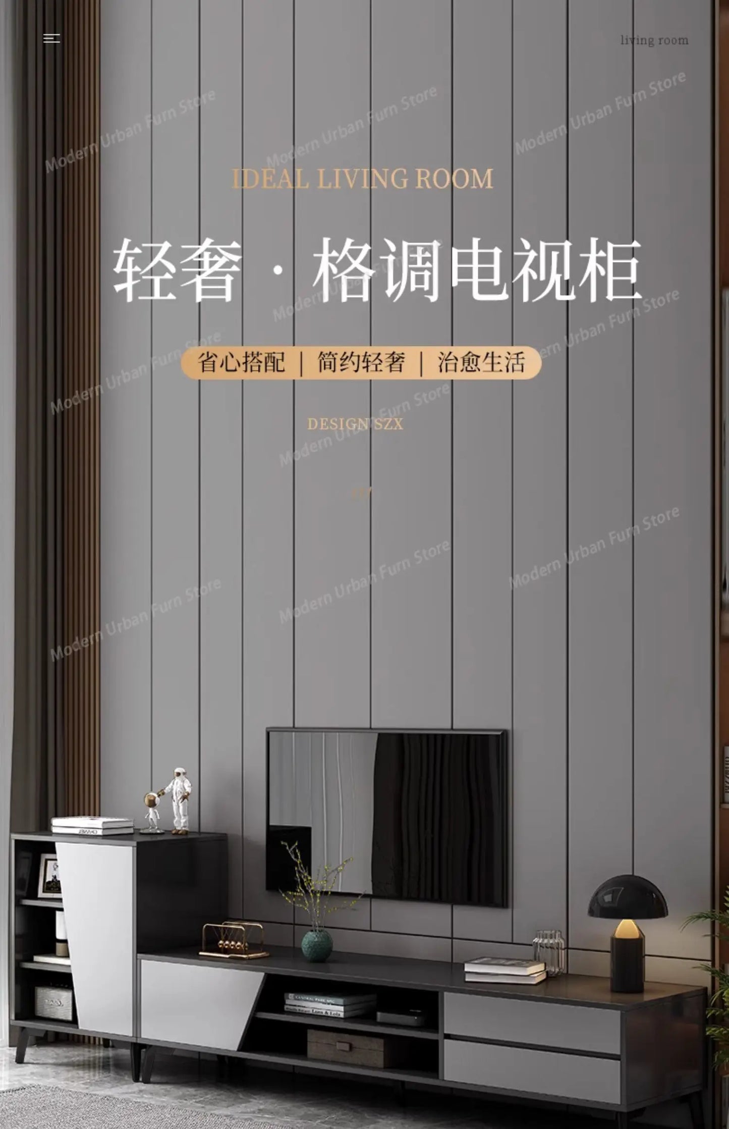 Black Storage Tv Stand Premium Simple Luxury Minimalist Tv Cabinet Simple Stylish Mobili Per La Casa Living Room Furniture