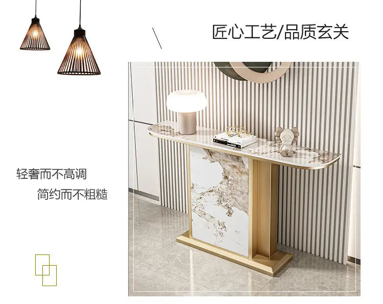 Premium Aesthetic Console Tables Modern Elegant Console Luxury Trendy Entrance Tavolo Consolle Ingress Living Room Furniture  FT