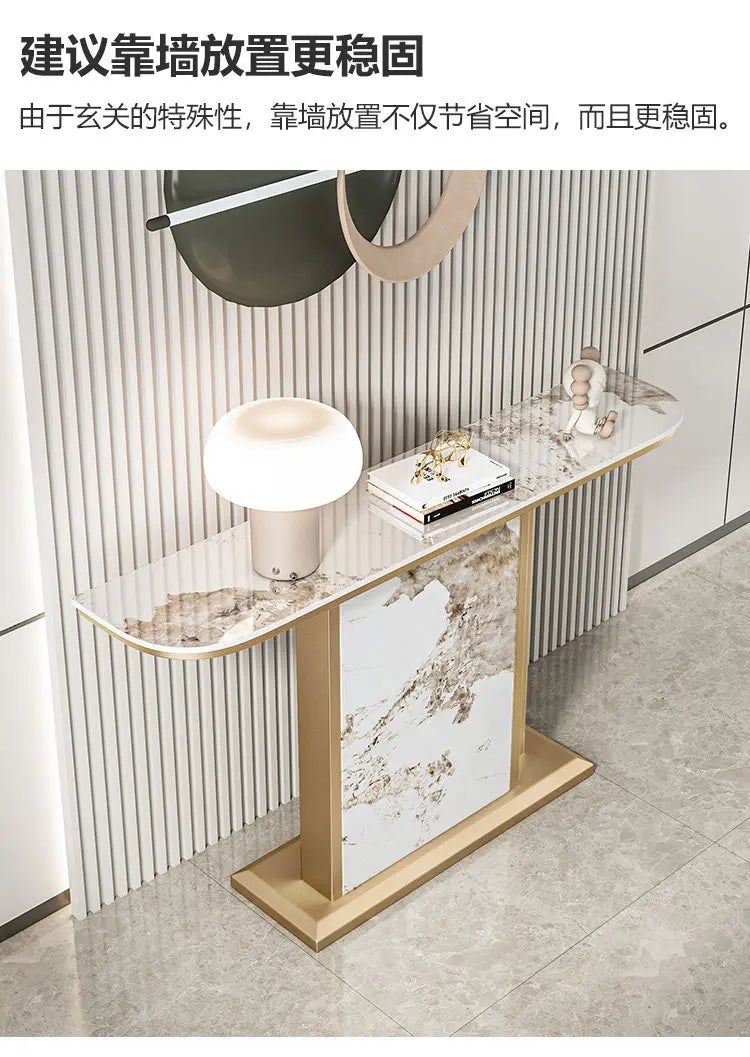 Premium Aesthetic Console Tables Modern Elegant Console Luxury Trendy Entrance Tavolo Consolle Ingress Living Room Furniture  FT